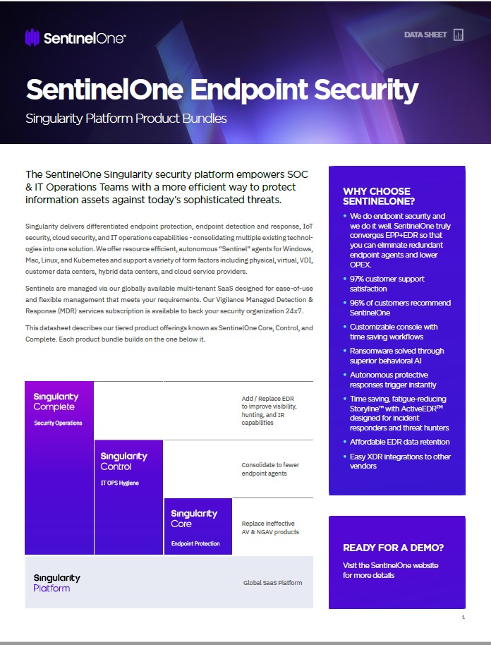 The Official SentinelOne MSSP Programme